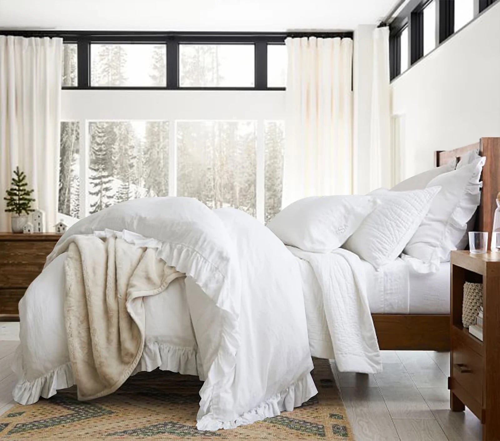 How to Make Your Bed Cozy for Fall - Delara