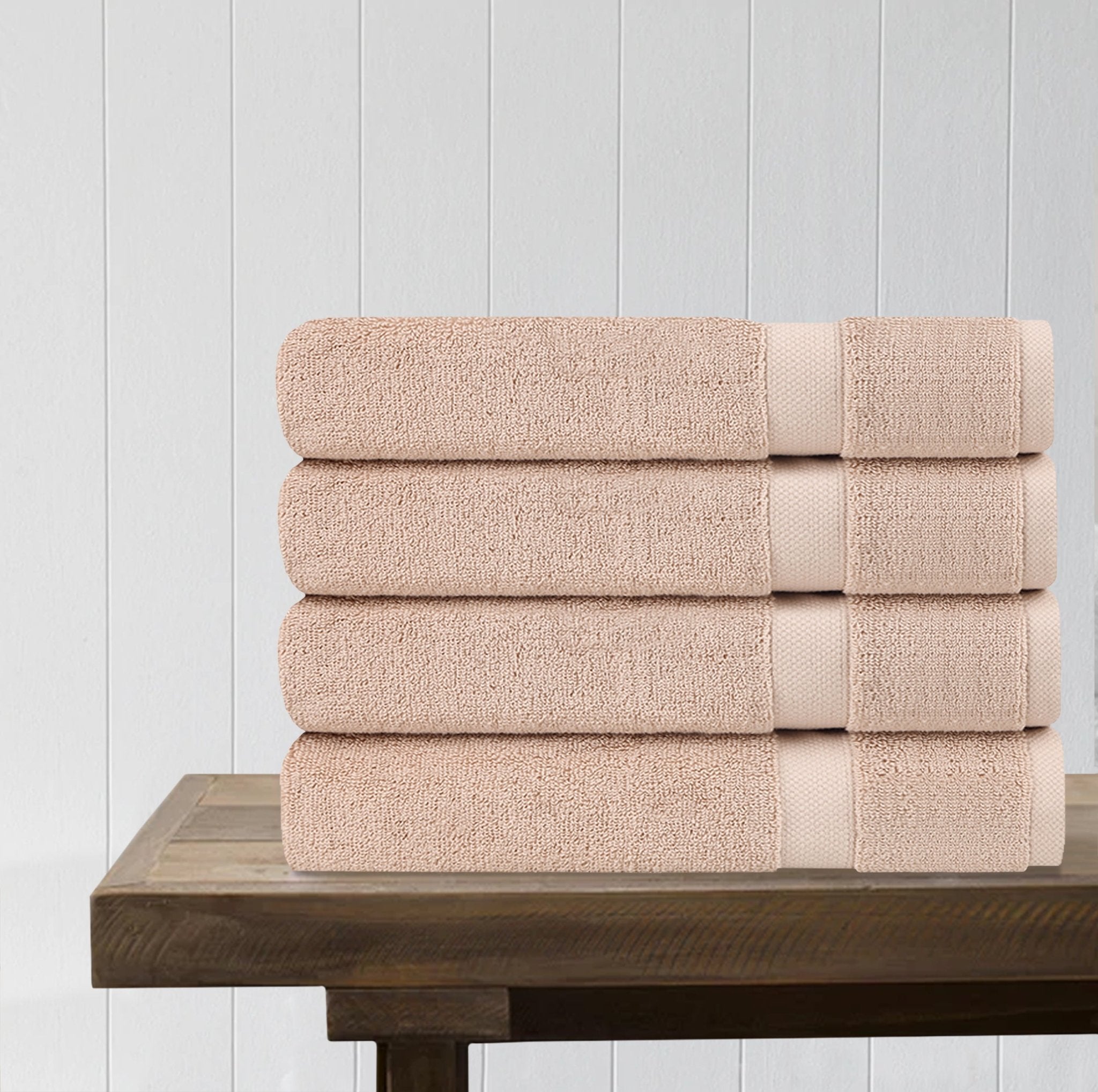 100% Organic Cotton Quick Dry Bath Towel (Pack of 4)