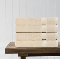 100% Organic Cotton Quick Dry Bath Towel (Pack of 4)