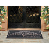 Shedding Tree Design Rubber Doormat 30"X48" - Delara