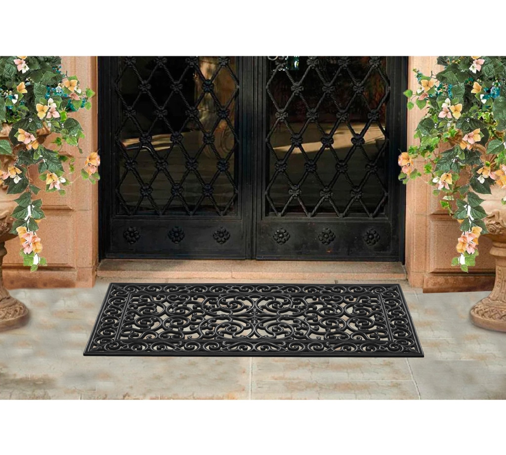 Grandeur Court Rubber Doormat 24"X48" - Delara