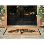 Oak Tree Flocked Large Doormat 30"X60" - Delara