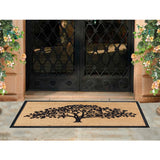 Oak Tree Flocked Large Doormat 30"X60" - Delara