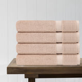 100% Organic Cotton Quick Dry Bath Sheet (Pack of 4)