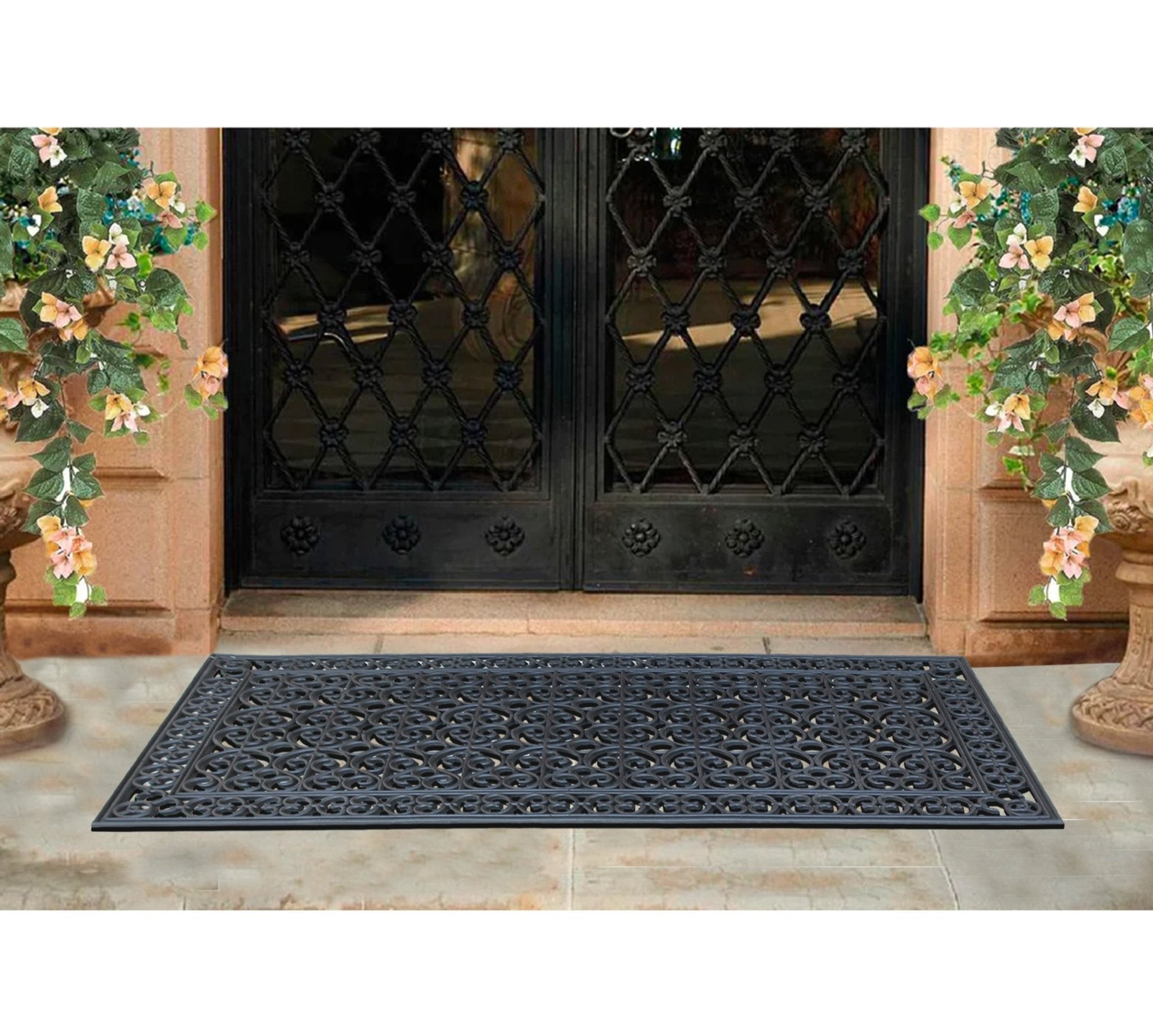 Grandeur Court Large Rubber Doormat 30"X60" - Delara