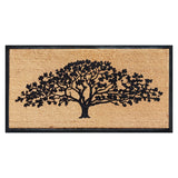 Oak Tree Flocked Large Doormat 30"X60" - Delara