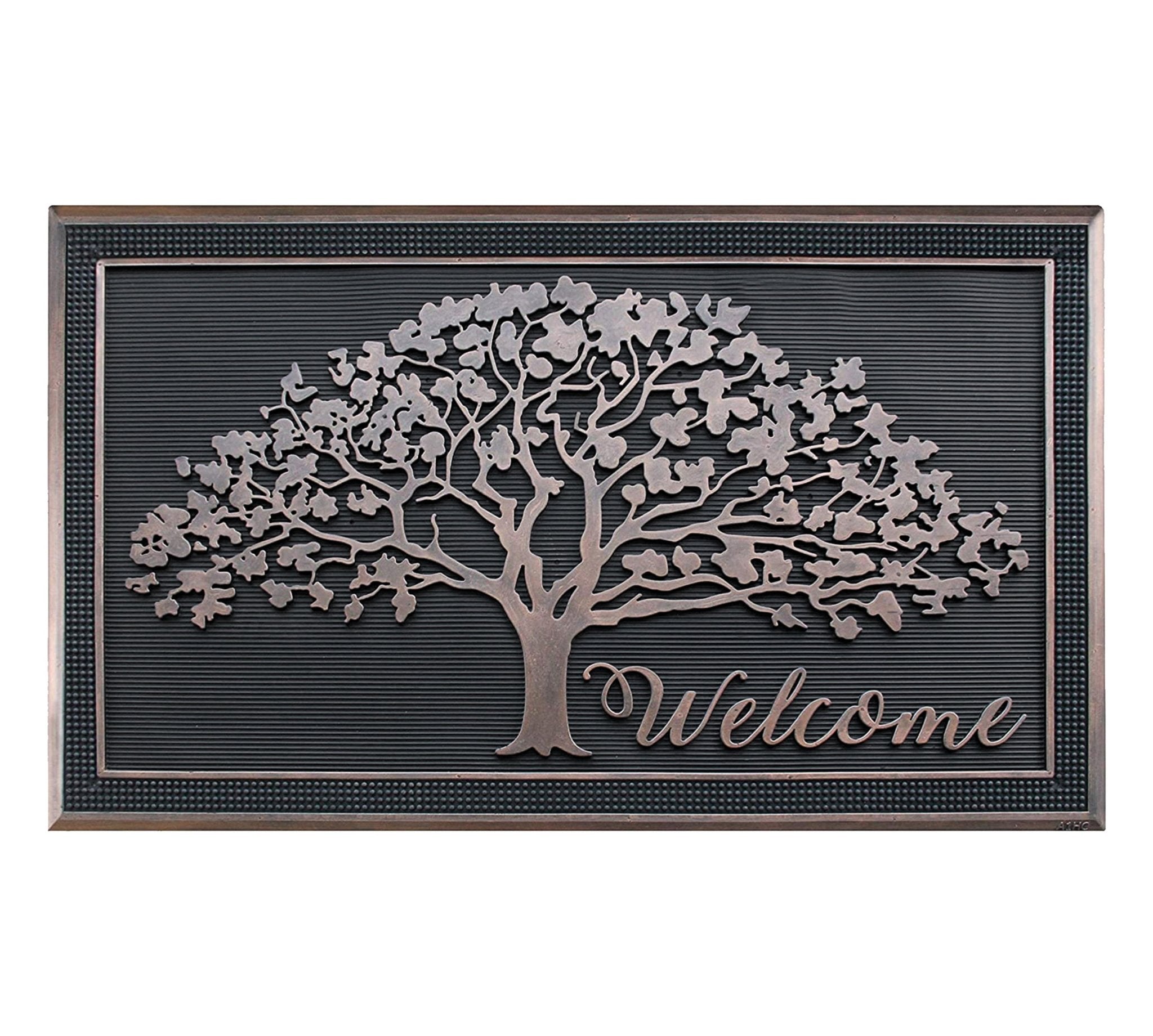 Shedding Tree Design Rubber Doormat 30"X48" - Delara