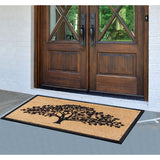 Oak Tree Flocked Large Doormat 30"X60" - Delara