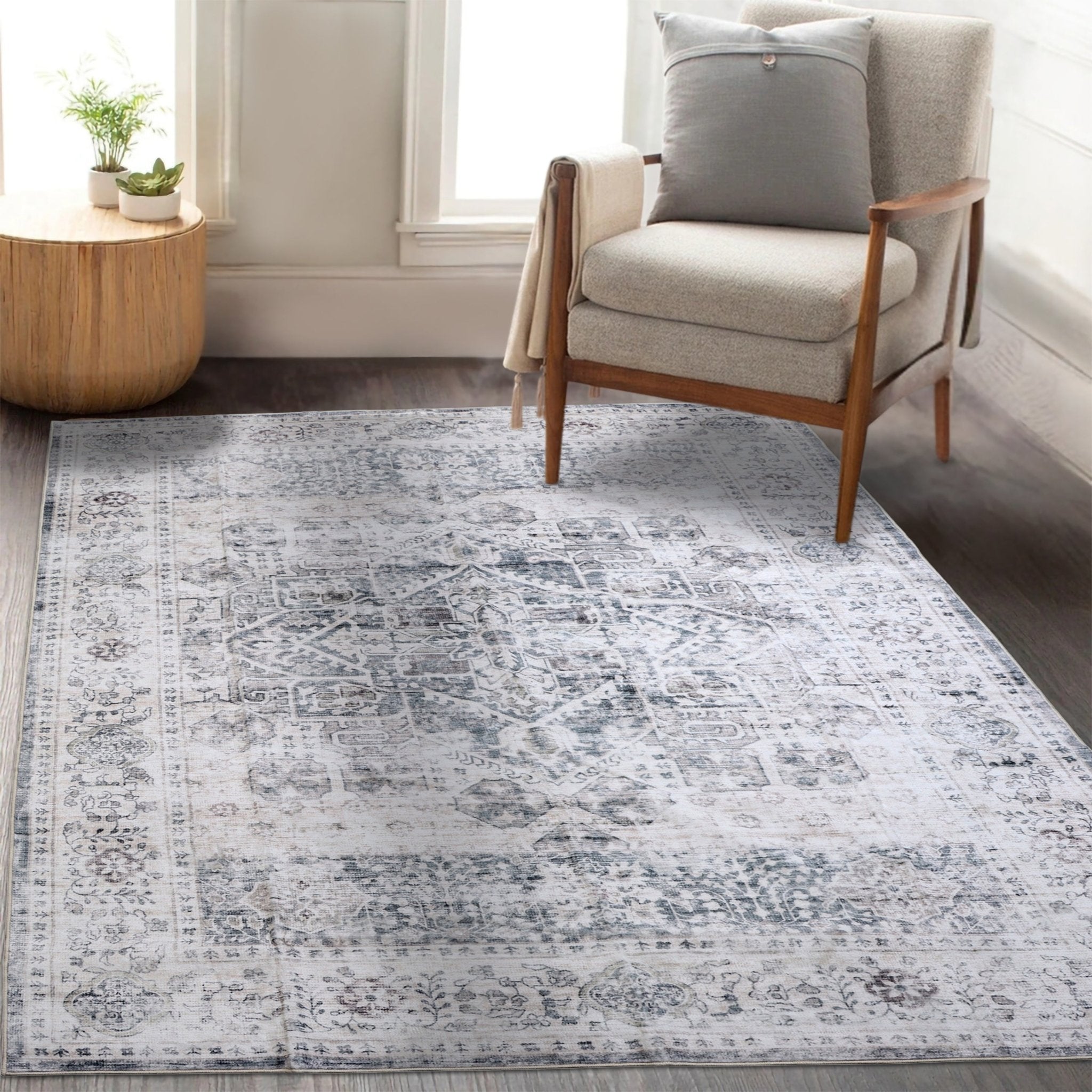 Ruby Machine Washable Rug - Delara