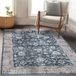 Midnight Garden Machine Washable Rug - Delara