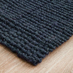 Premium Boucle Jute Rug (Charcoal) - Delara