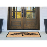 Oak Tree Flocked Large Doormat 30"X60" - Delara