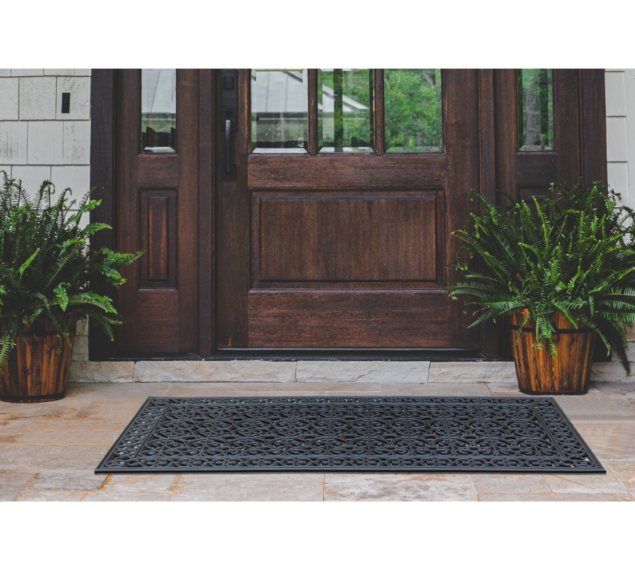 Grandeur Court Large Rubber Doormat 30"X60" - Delara