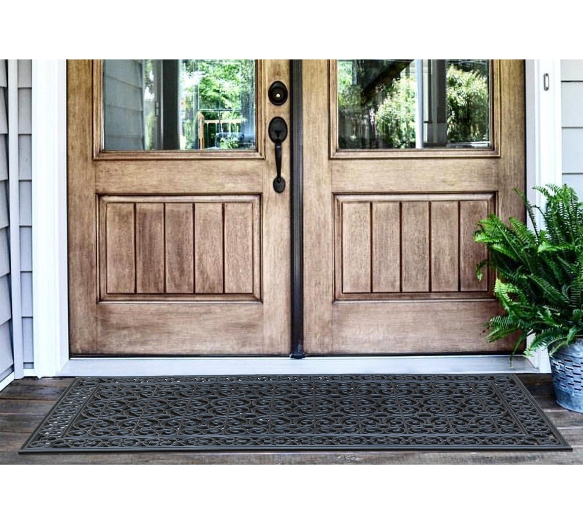 Grandeur Court Large Rubber Doormat 30"X60" - Delara