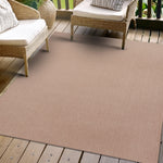 Washable PET Outdoor Rug (Dark Beige) - Delara