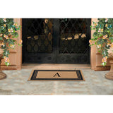 DeHond Classic Border Flocked Monogrammed Doormat 18"X30"