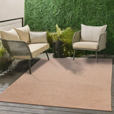 Washable PET Outdoor Rug (Dark Beige) - Delara