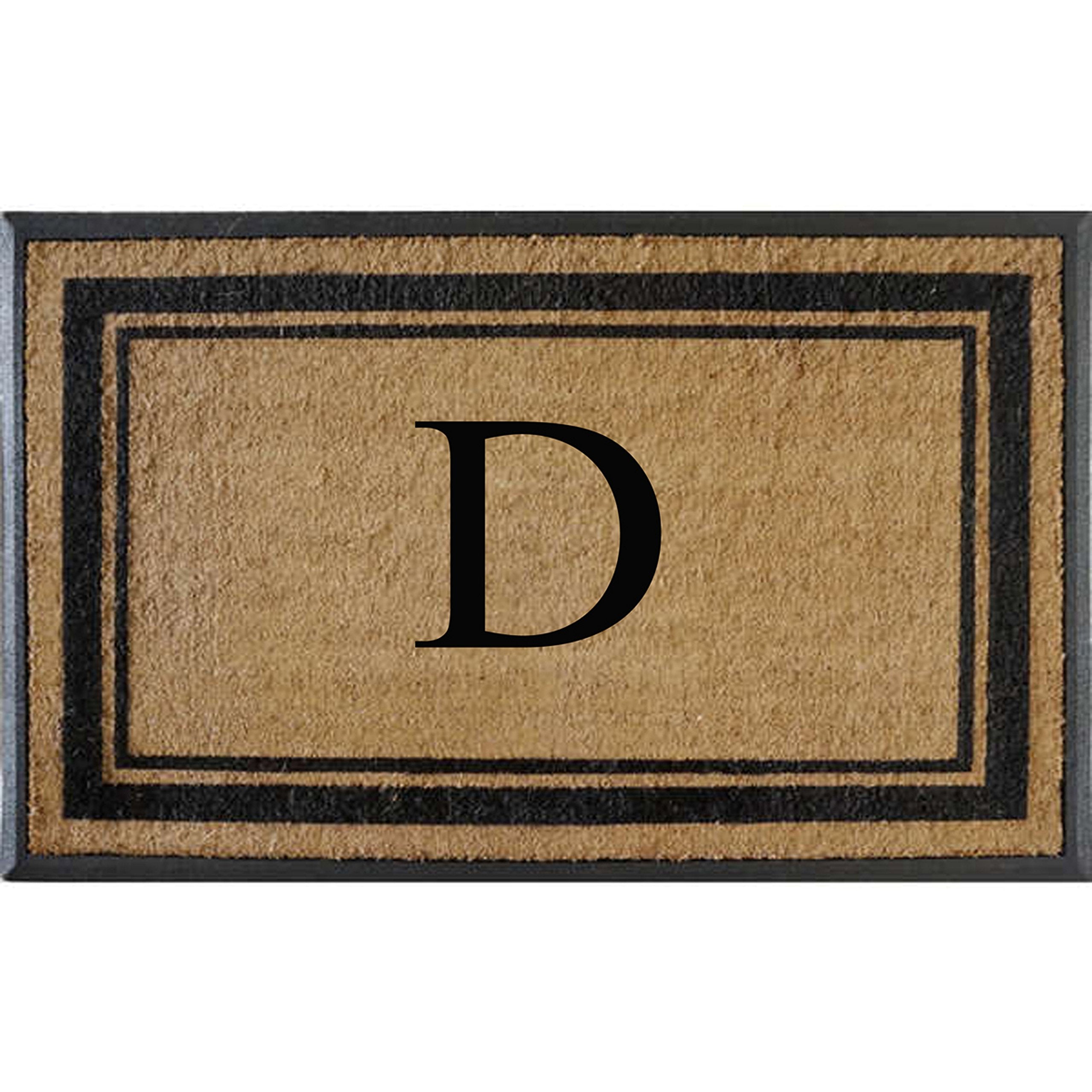 Classic Pictureframe Monogrammed Doormat, 30"X48"