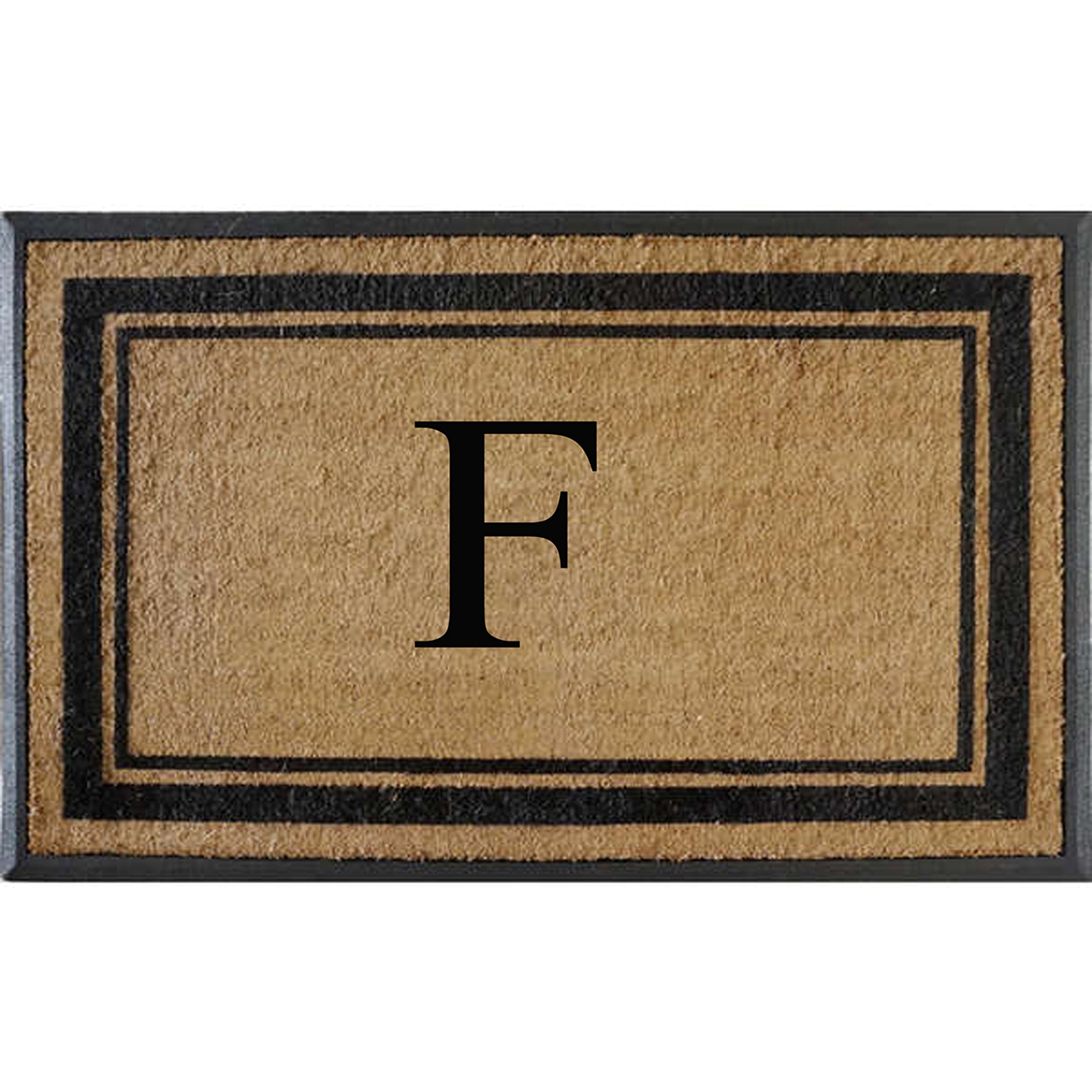 Classic Pictureframe Monogrammed Doormat, 30"X48"