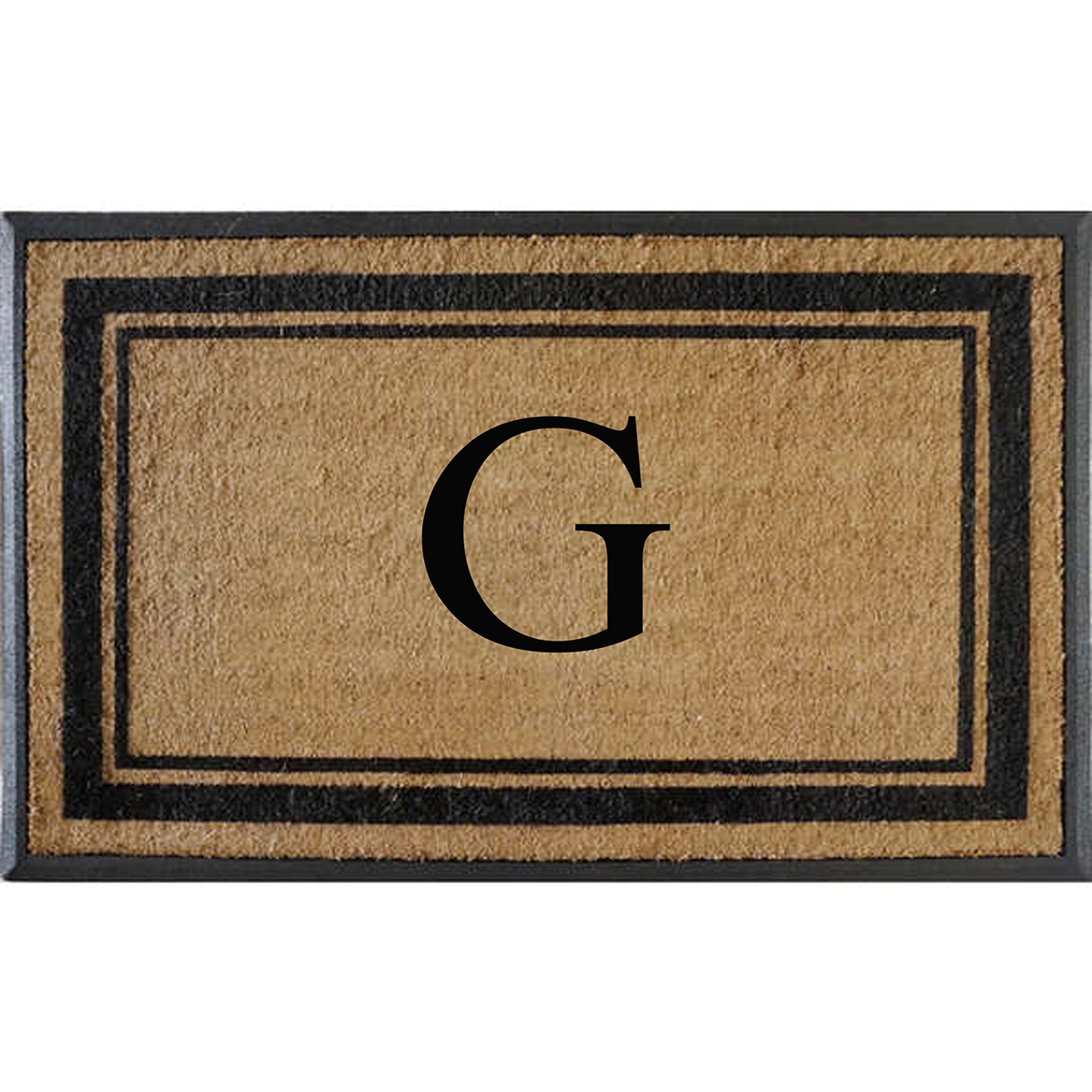 Classic Pictureframe Monogrammed Doormat, 30"X48"