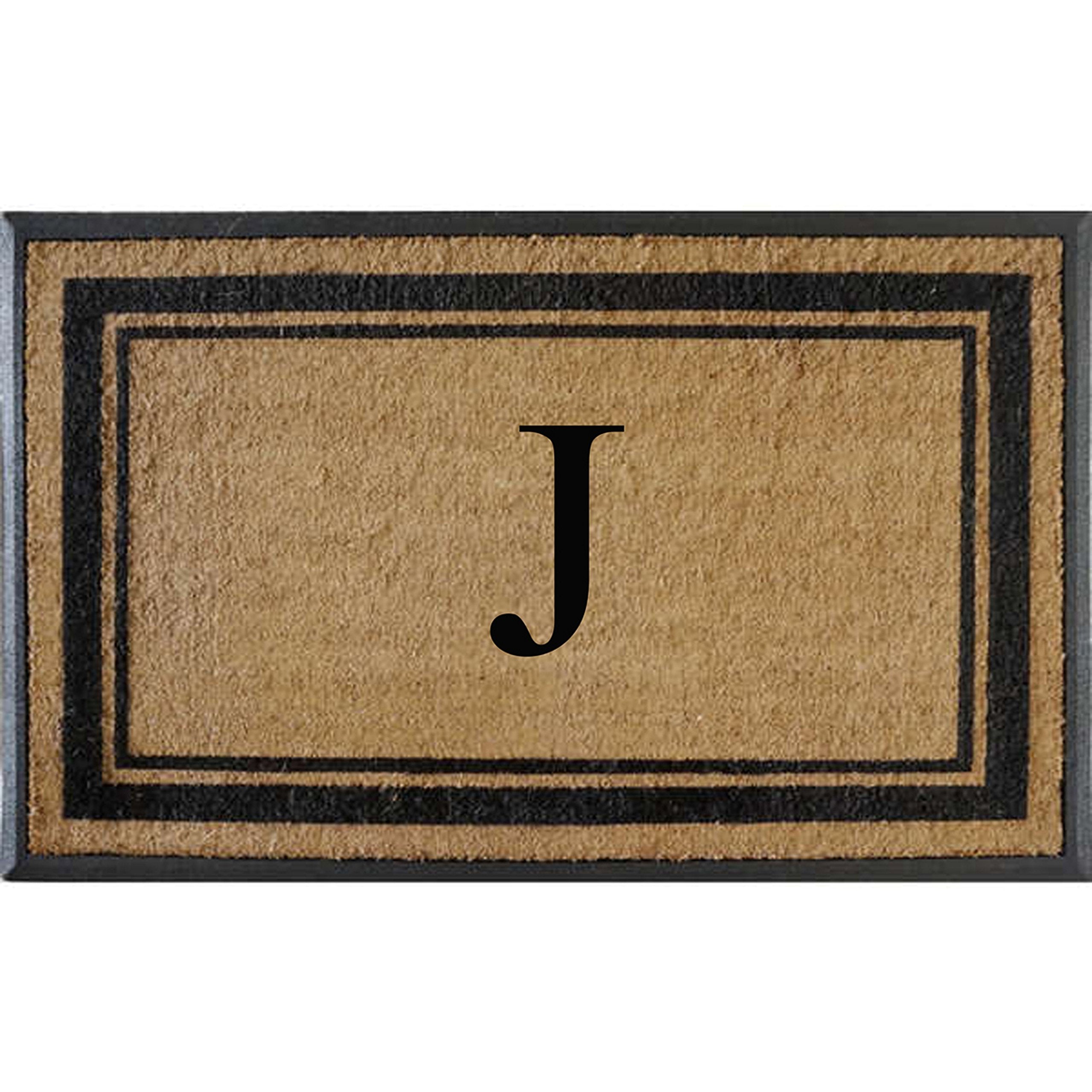 Classic Pictureframe Monogrammed Doormat, 30"X48"