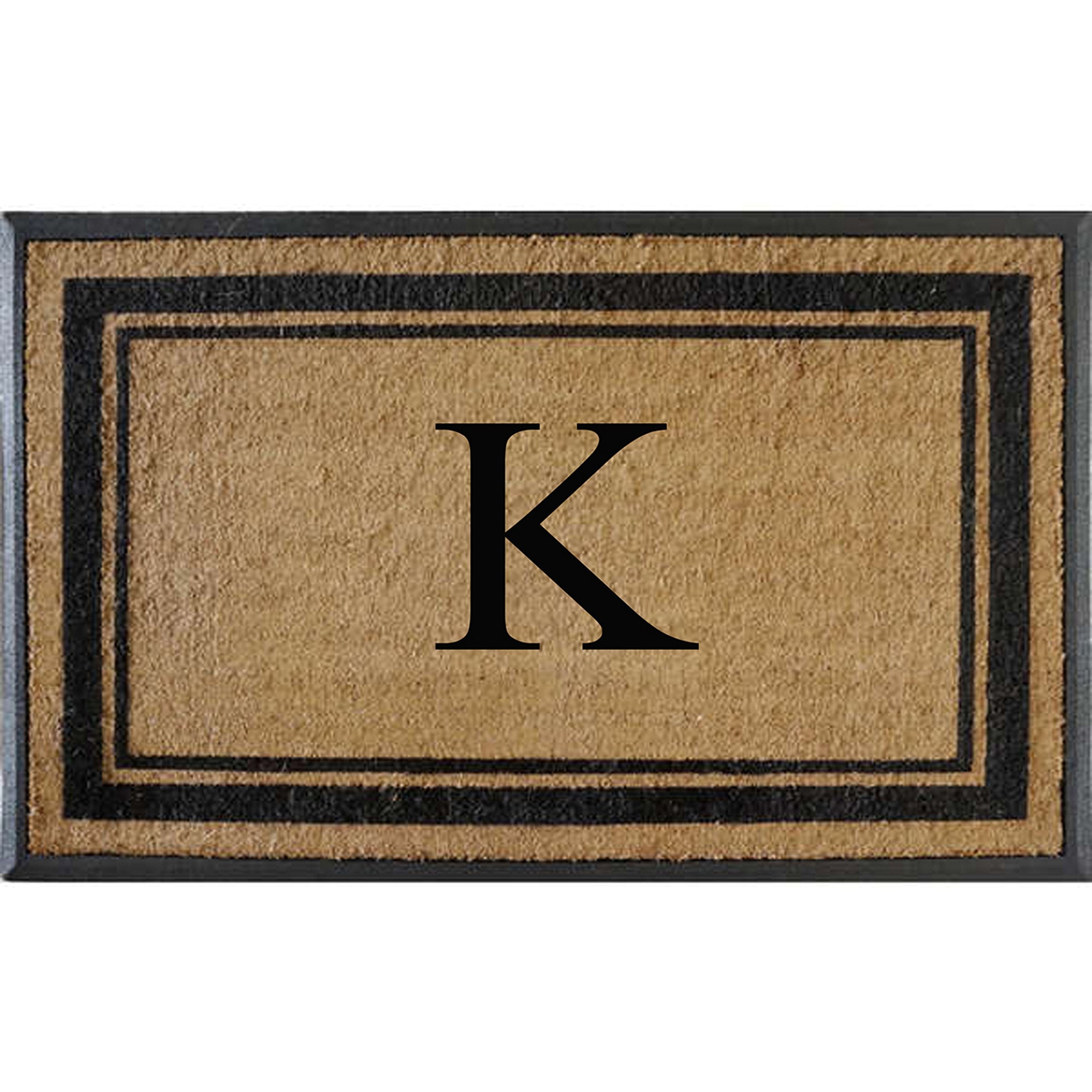 Classic Pictureframe Monogrammed Doormat, 30"X48"