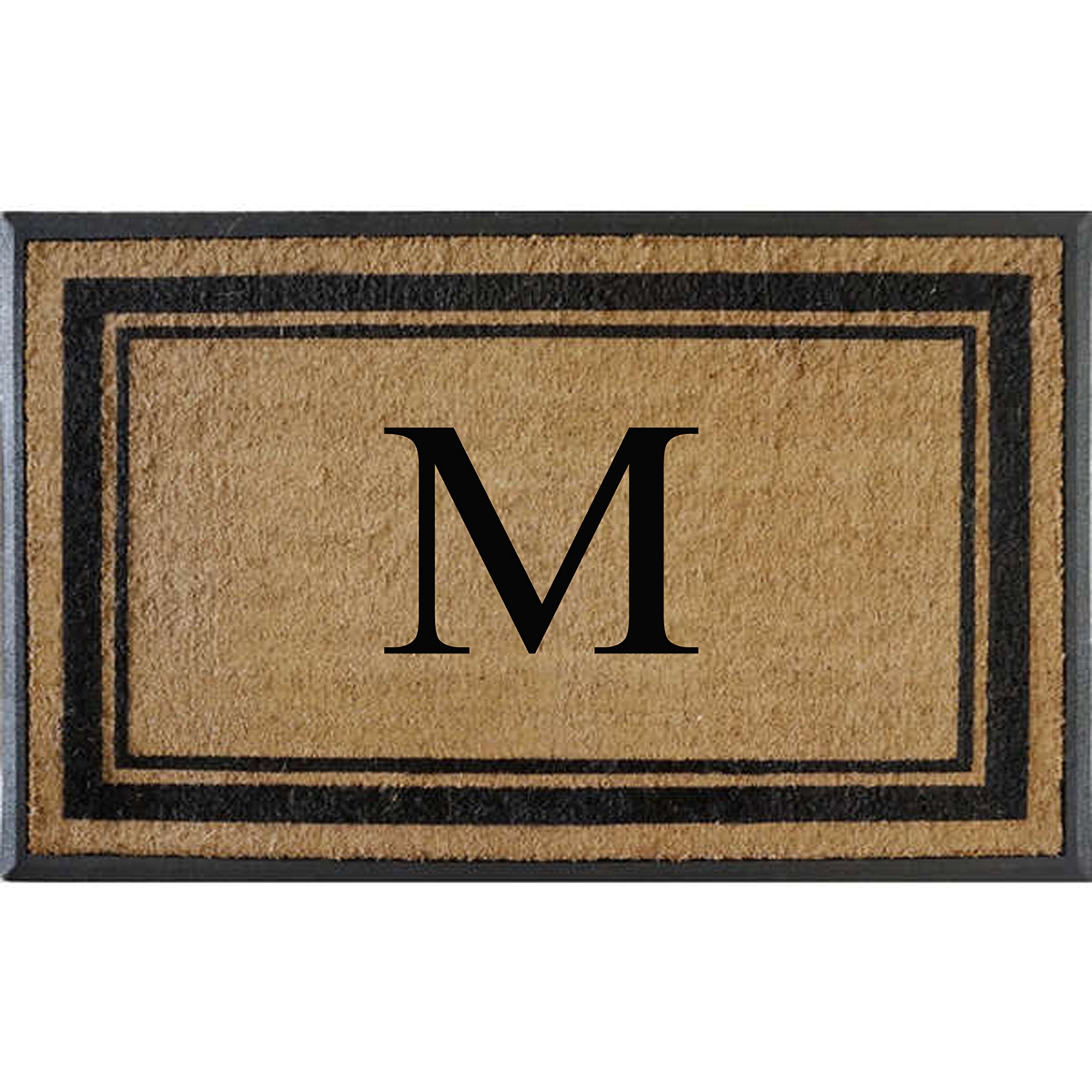 Classic Pictureframe Monogrammed Doormat, 30"X48"