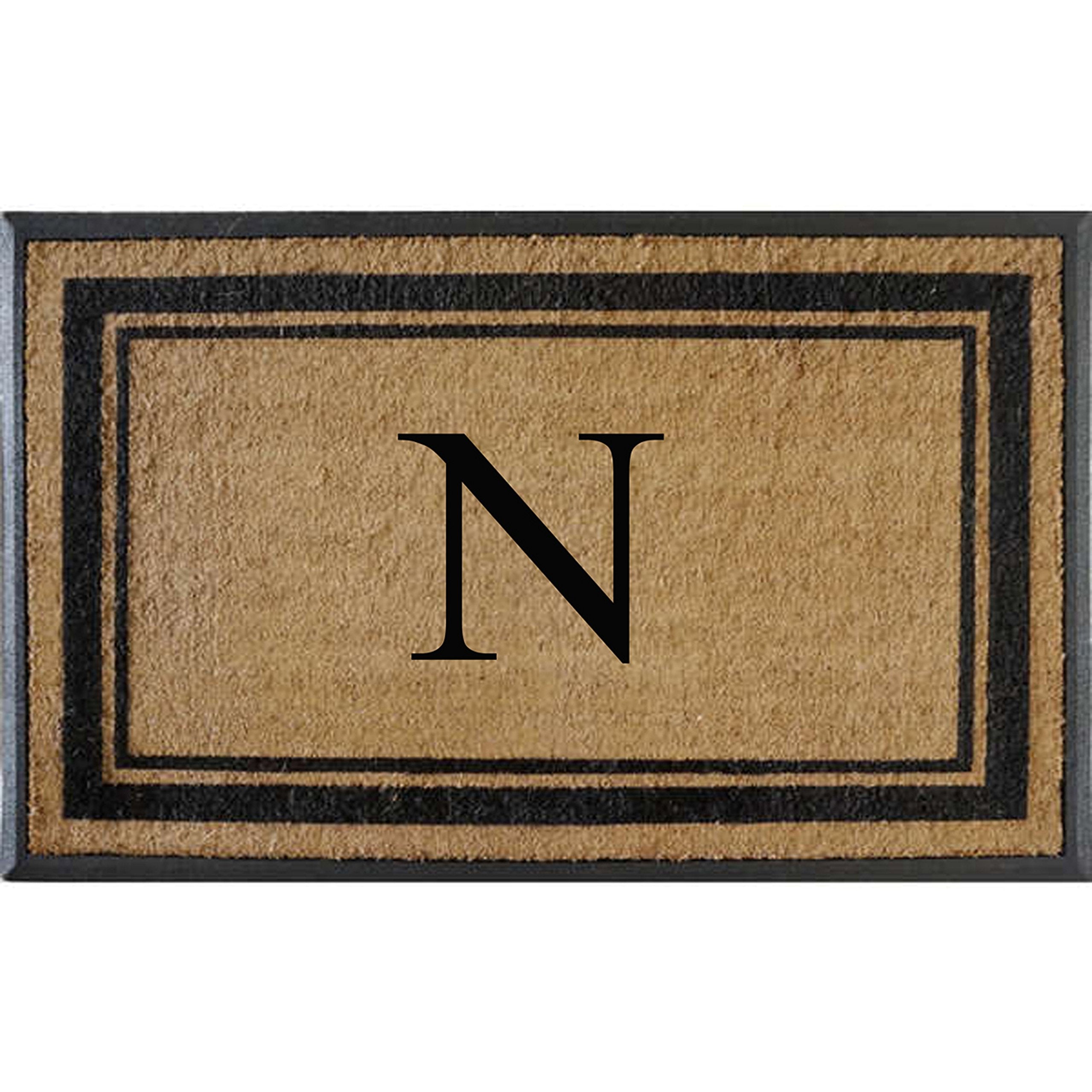 Classic Pictureframe Monogrammed Doormat, 30"X48"