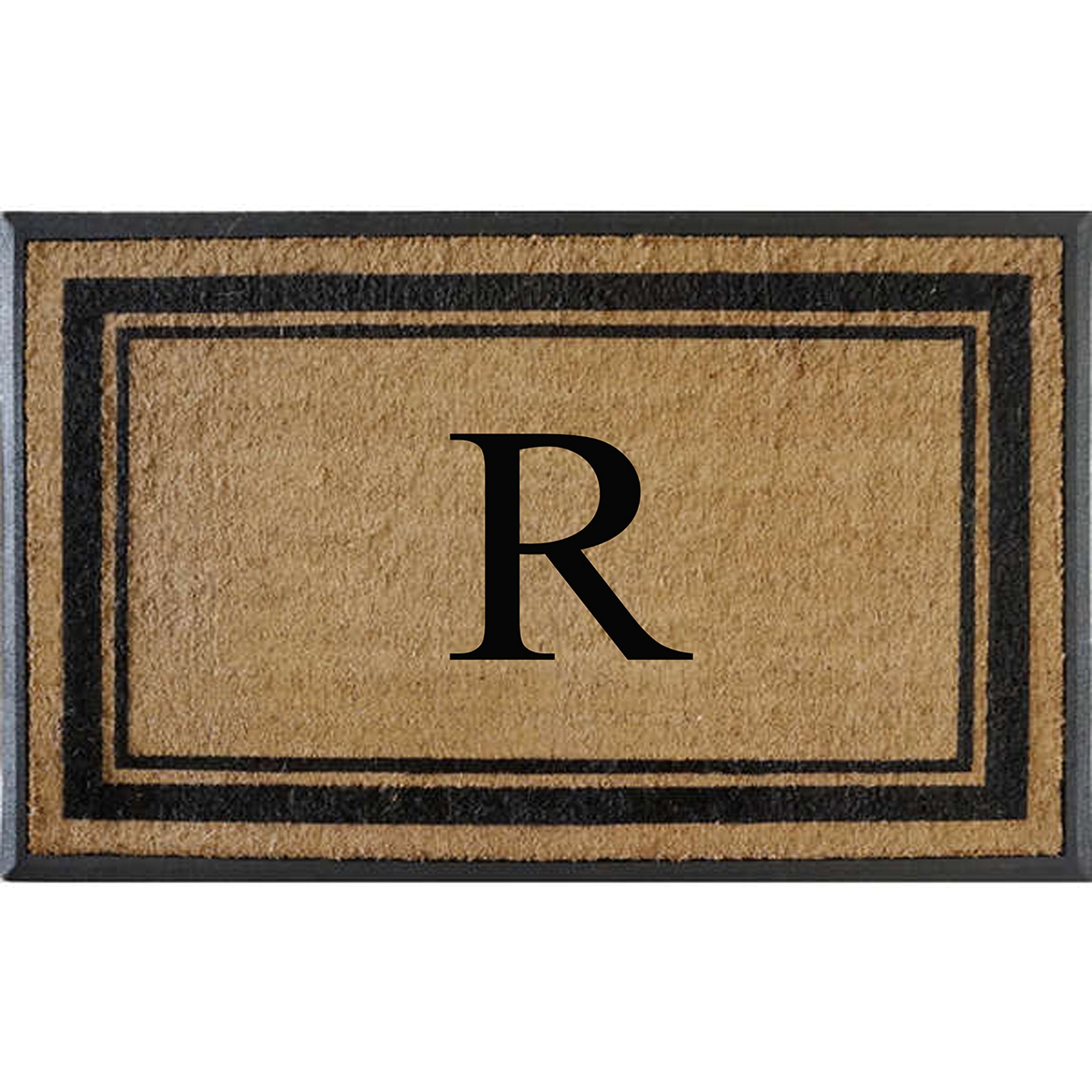 Classic Pictureframe Monogrammed Doormat, 30"X48"