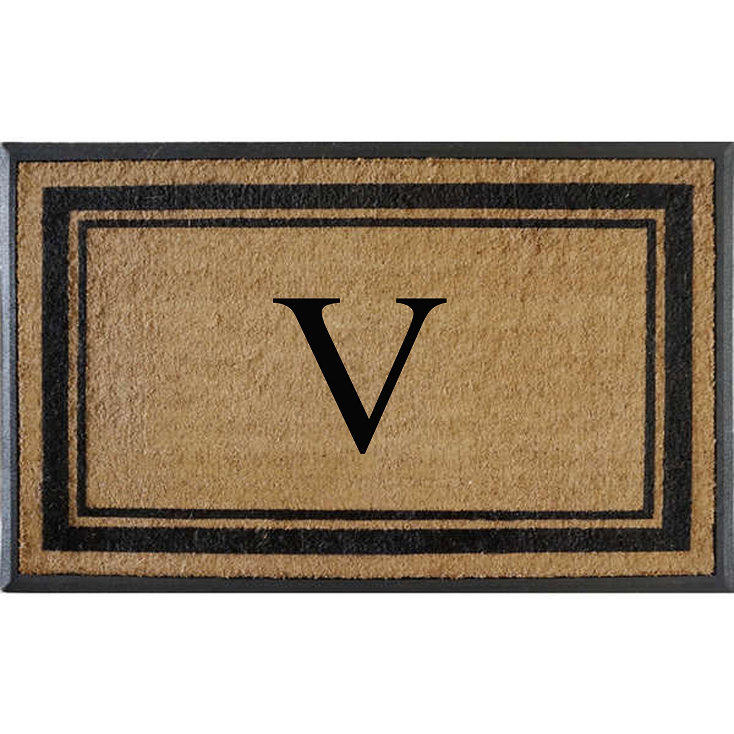 Classic Pictureframe Monogrammed Doormat, 30"X48"