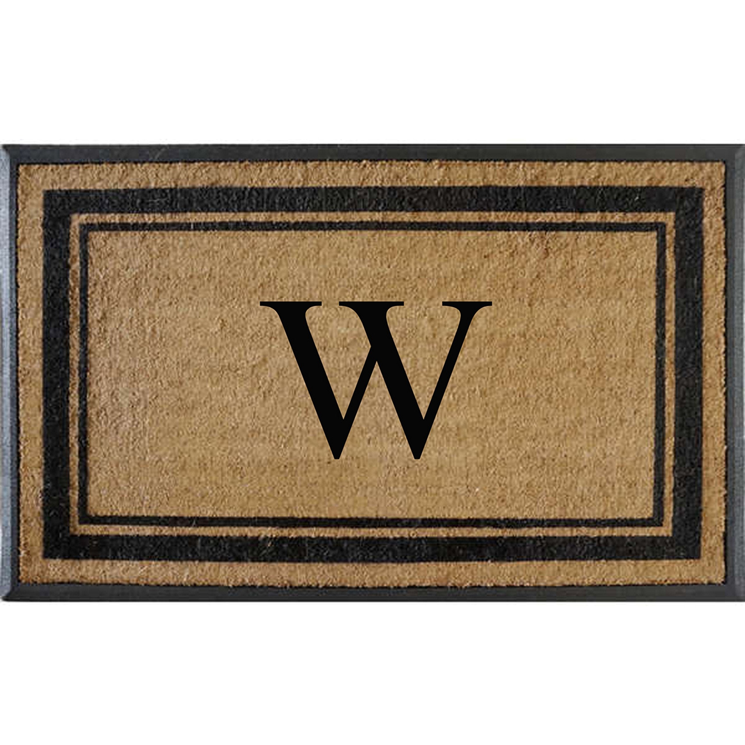 Classic Pictureframe Monogrammed Doormat, 30"X48"