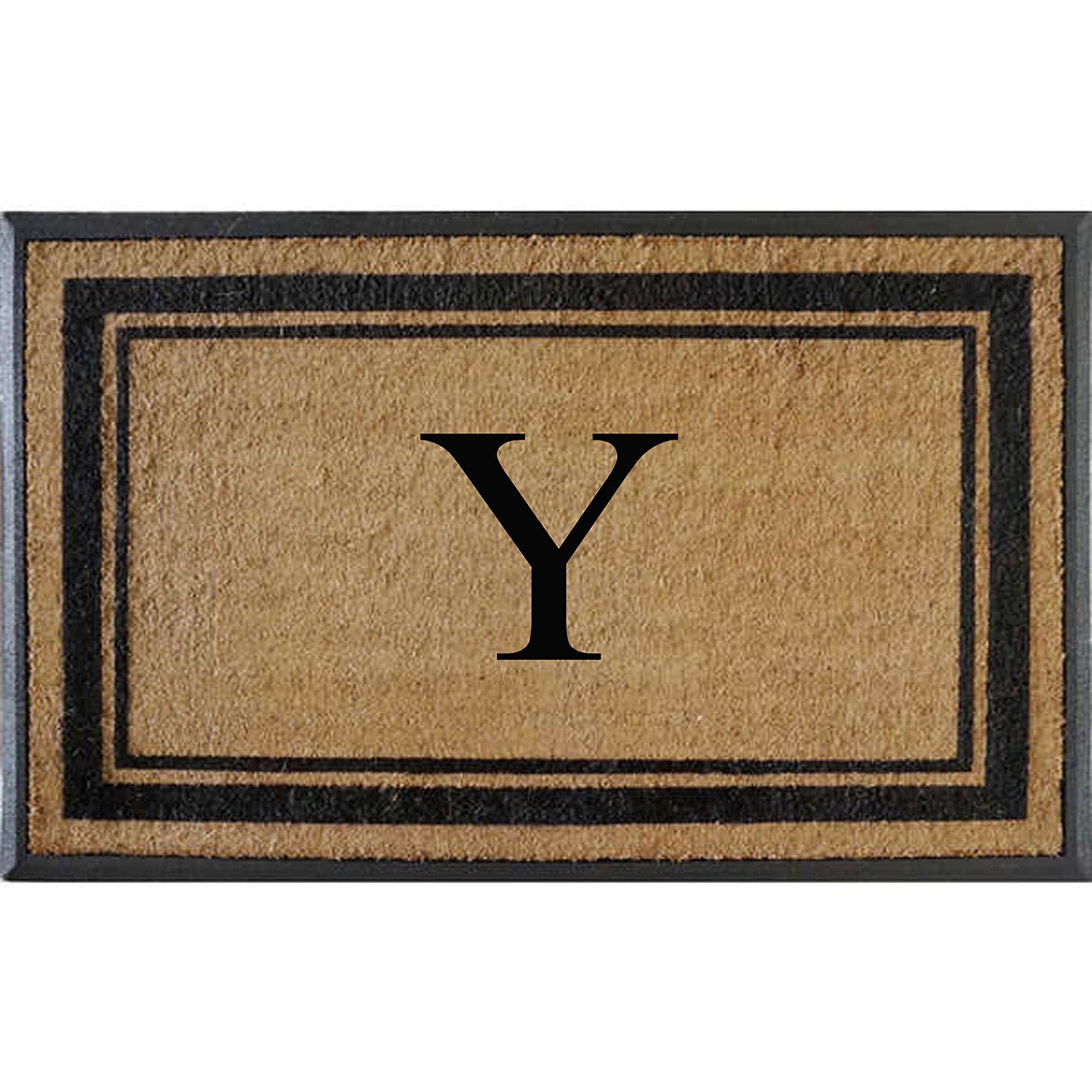 Classic Pictureframe Monogrammed Doormat, 30"X48"