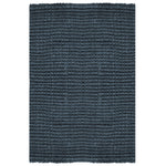 Premium Boucle Jute Rug (Charcoal) - Delara