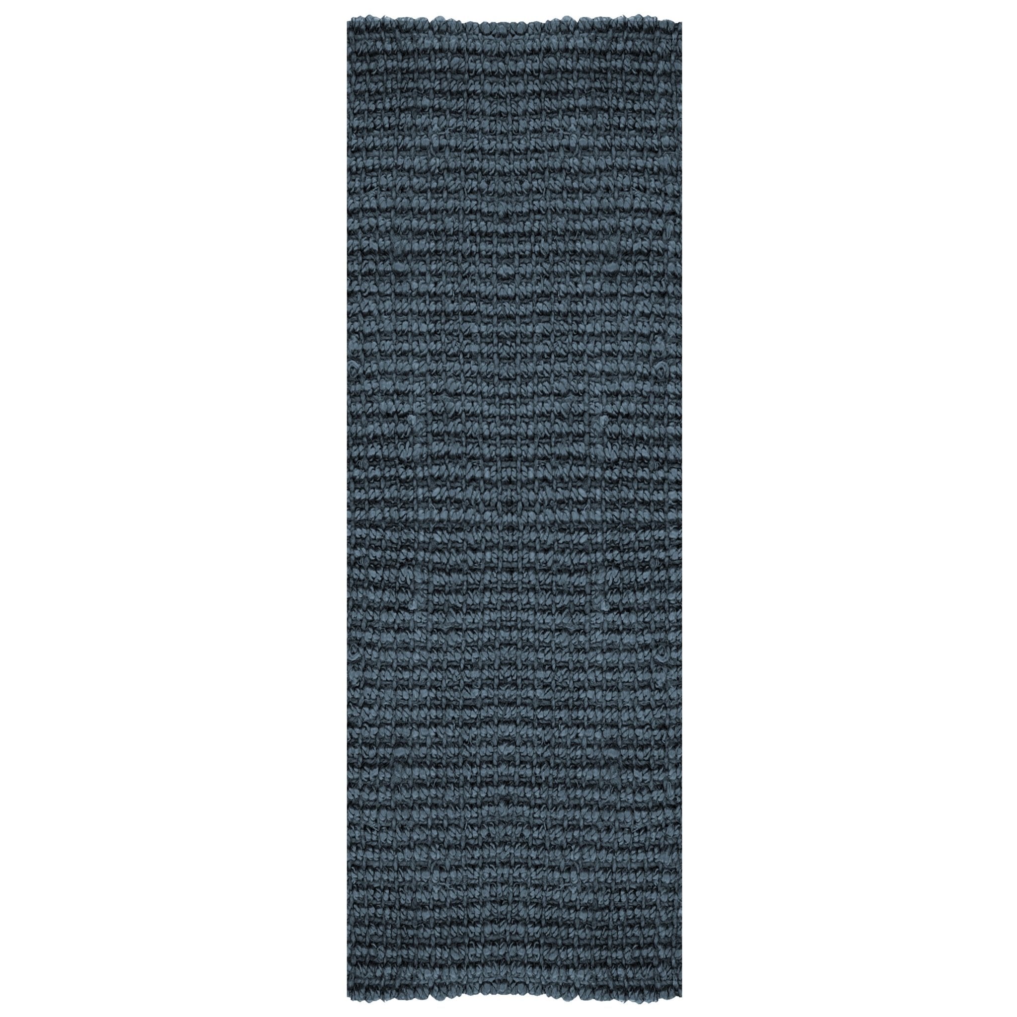 Premium Boucle Jute Rug (Charcoal) - Delara