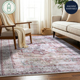 Desert Rose Machine Washable Rug - Delara