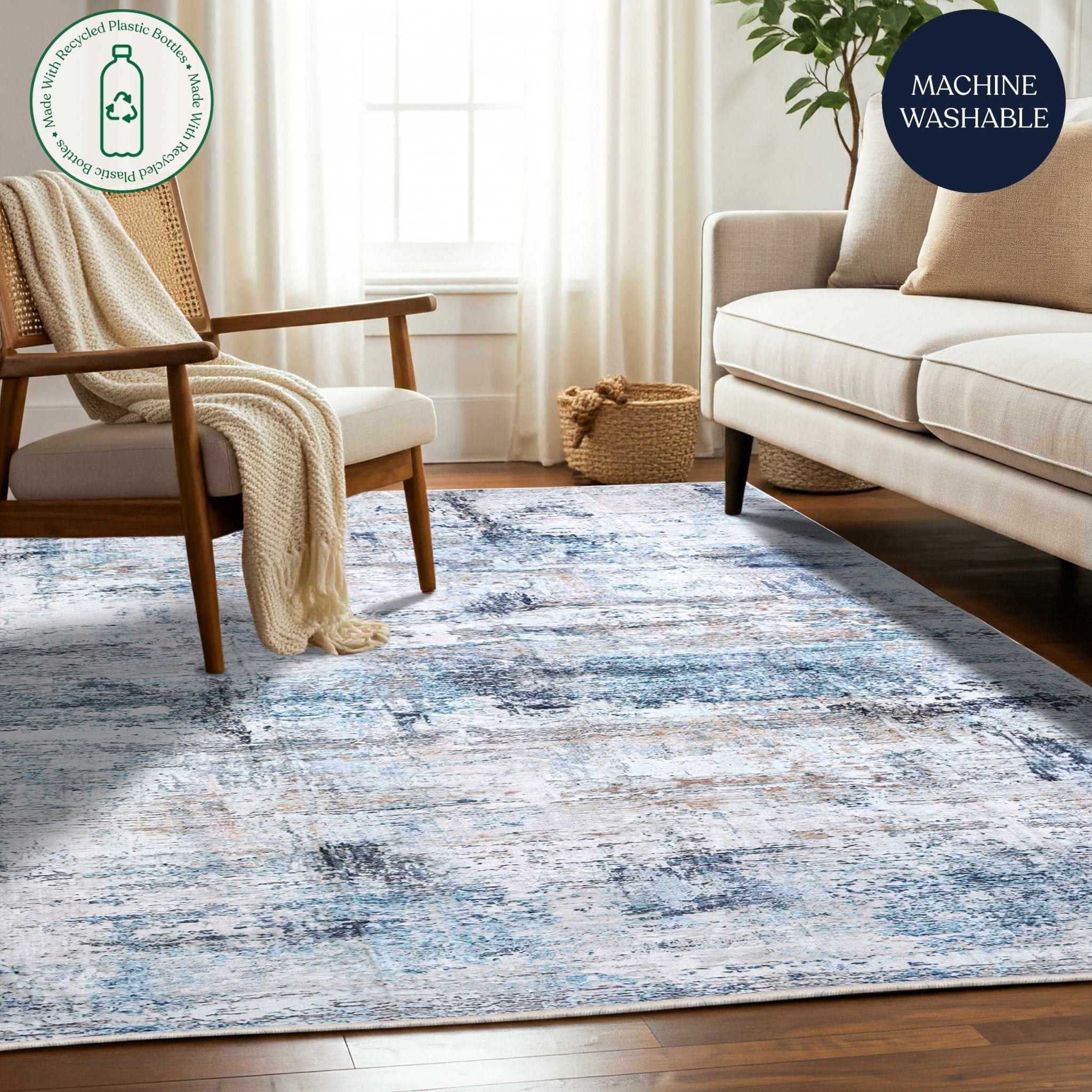 Machine Washable Area Rug - Delara