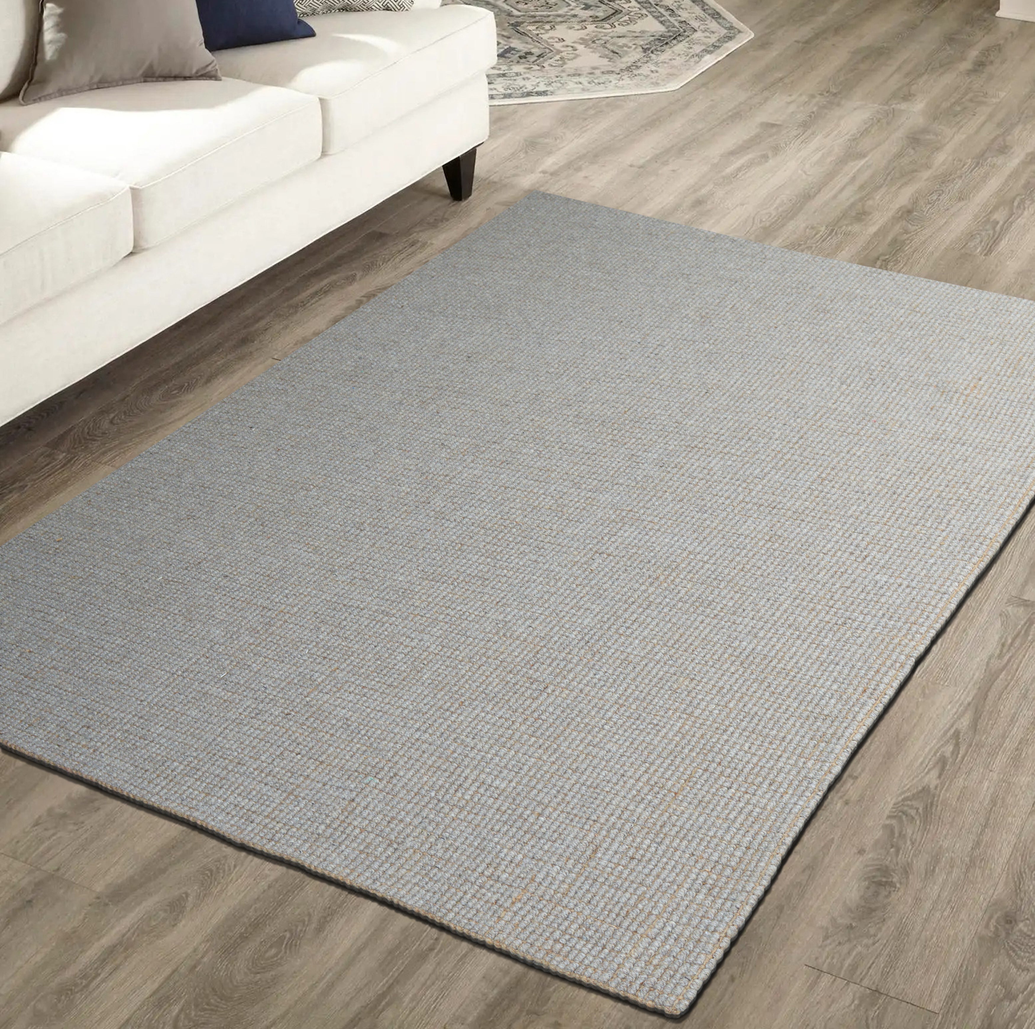 Premium Boucle Jute & Wool Rug - DelaraHome