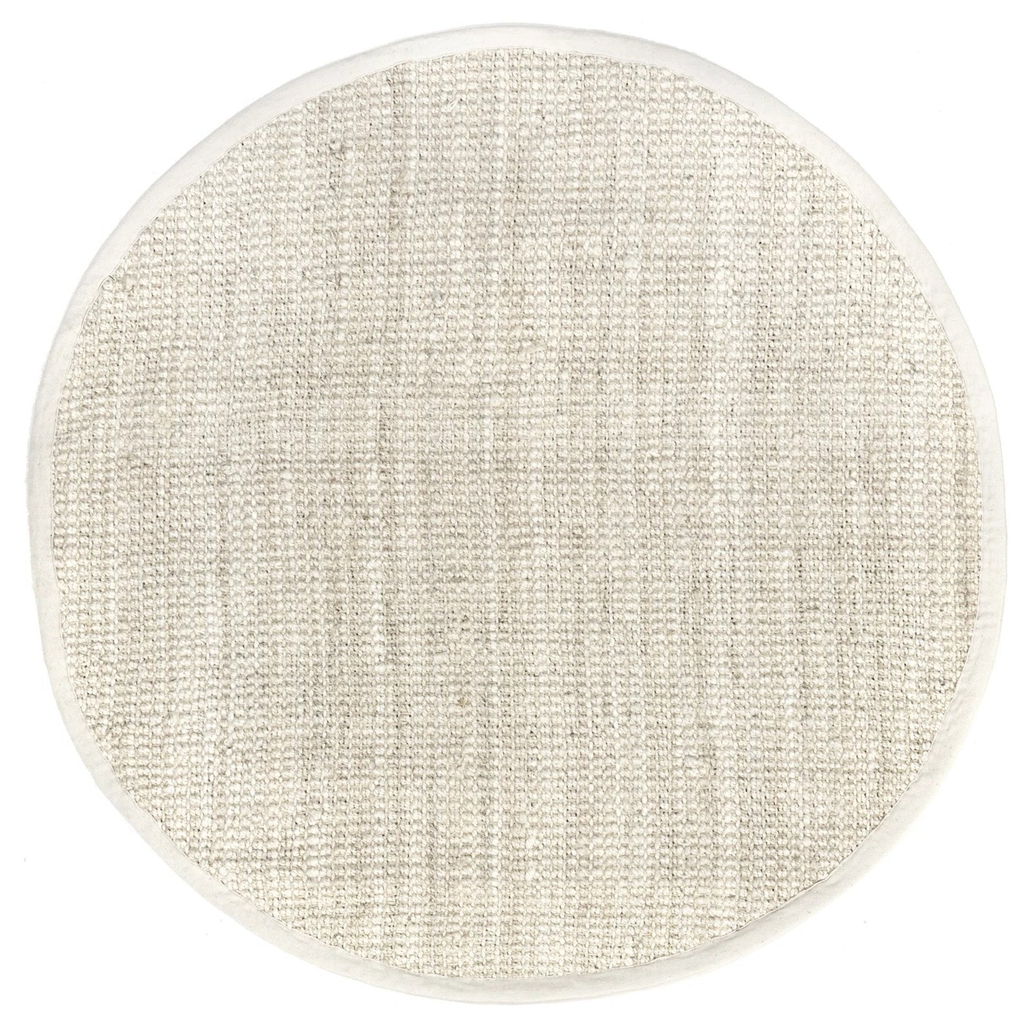 Premium Boucle Jute Rug (Ivory) - Delara