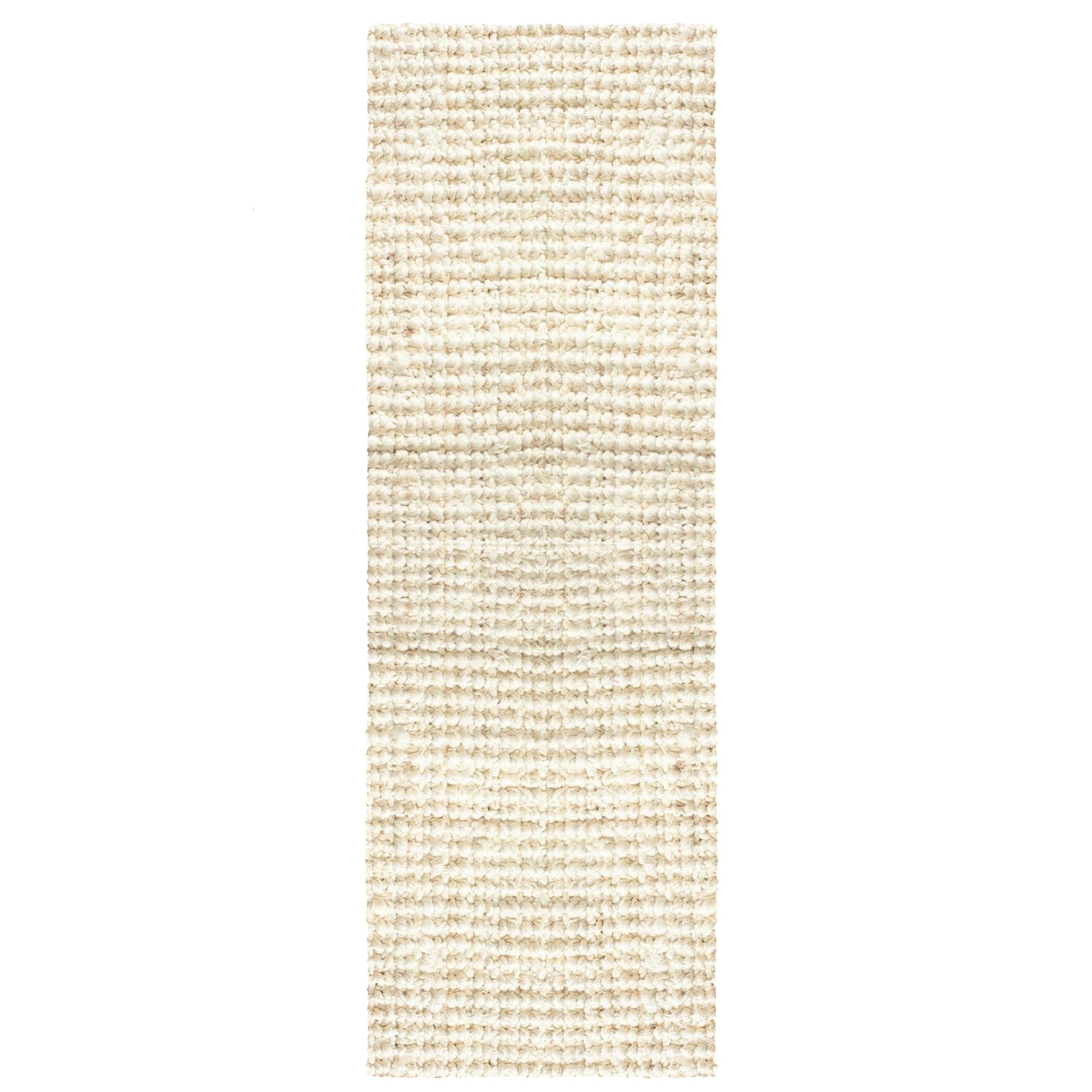 Premium Boucle Jute Rug (Ivory) - Delara