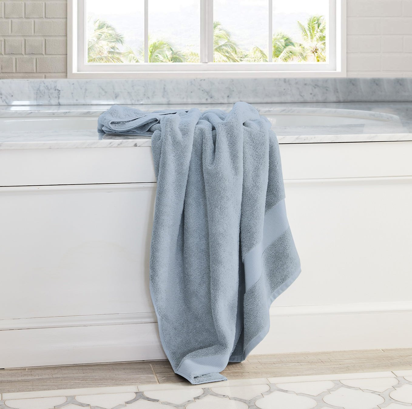 100% Organic Cotton Quick Dry Bath Towel (Pack of 4)