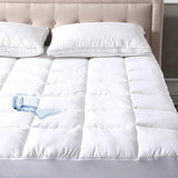 Organic Waterproof Down Alternative Mattress Pad