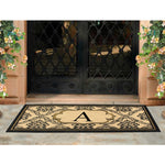 Uriel Large Monogrammed Doormat 30"X60" - Delara