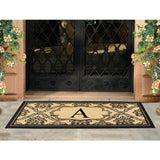 Uriel Large Monogrammed Doormat 30"X60" - Delara