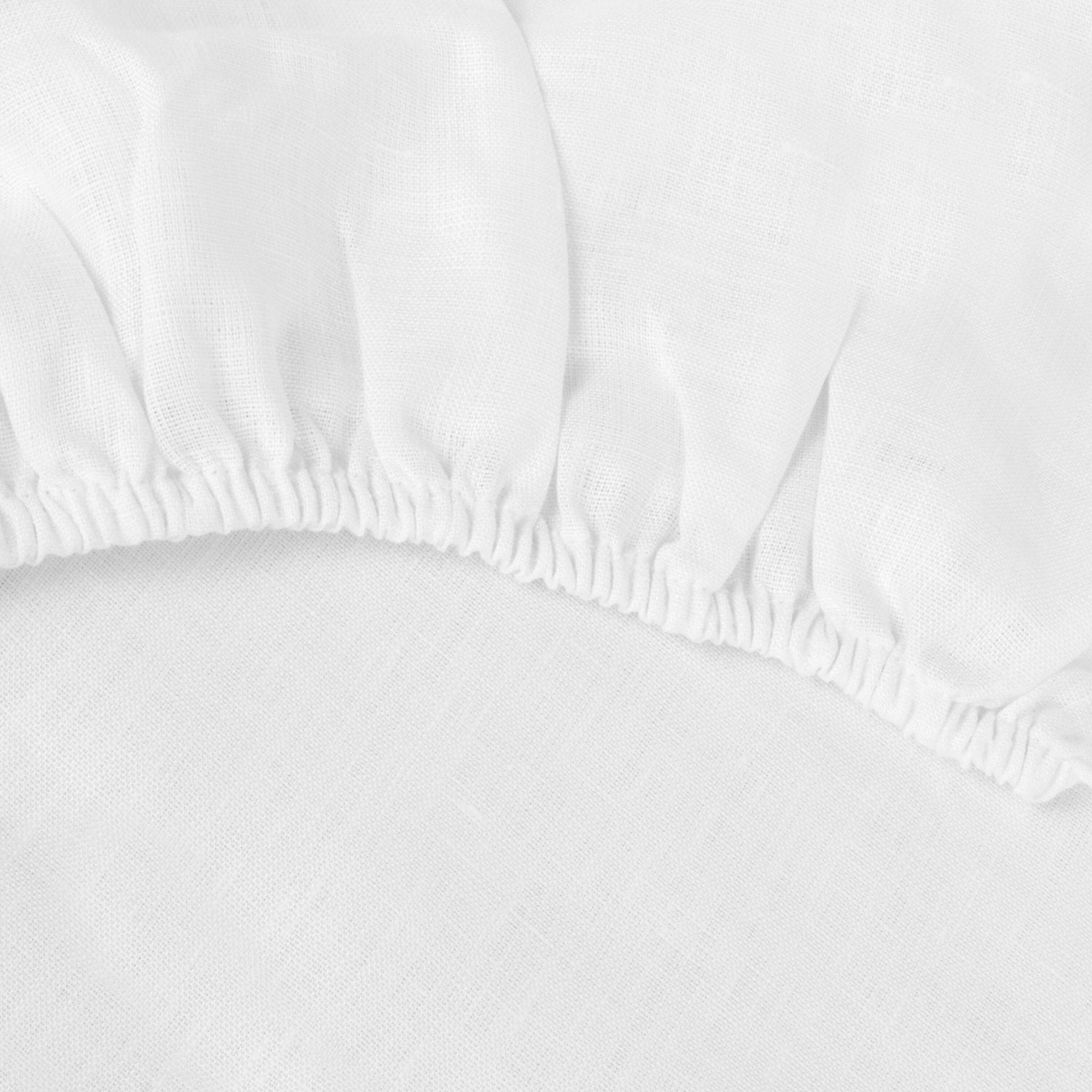 European Flax Linen Fitted Sheet - Delara