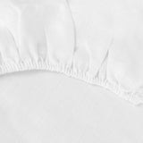 European Flax Linen Fitted Sheet - Delara