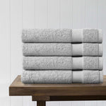 100% Organic Cotton Quick Dry Bath Sheet (Pack of 4) - DelaraHome