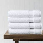 100% Organic Cotton Quick Dry Bath Sheet (Pack of 4) - DelaraHome