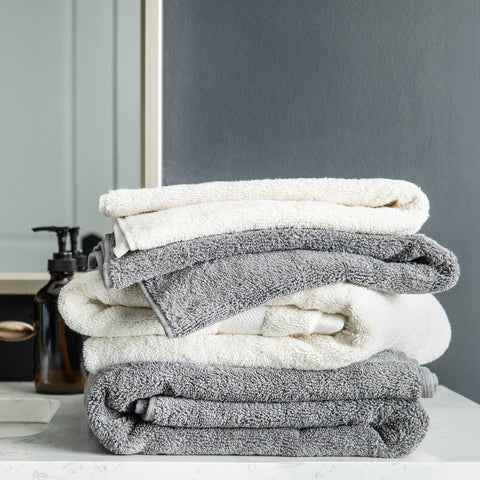 Plush Mist Grey Towel Essentials Bundle (2 Wash + 2 Hand + 2 Bath  Towels)-N/A
