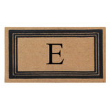 DeHond Classic Border Flocked Monogrammed Doormat 18"X30"