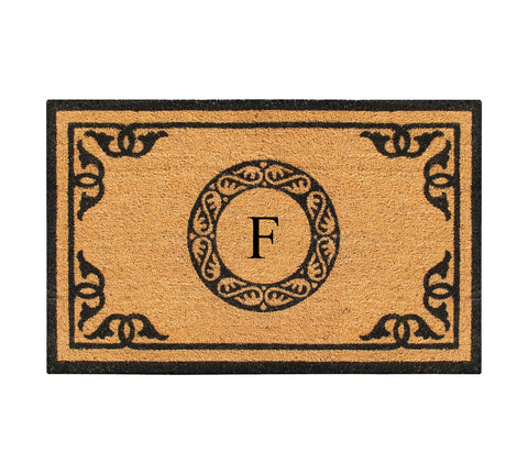 Artisans Geneva Monogrammed  Doormat 24"X39"